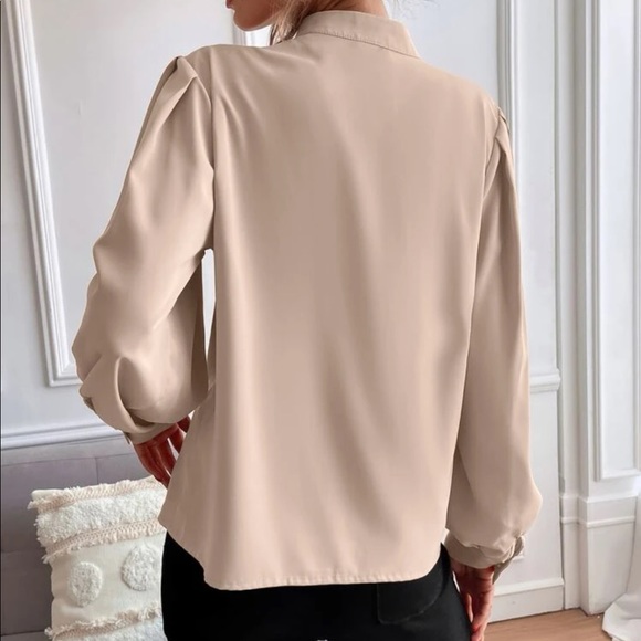 Luxurious satin bishop sleeve. Louse - Picture 5 of 15